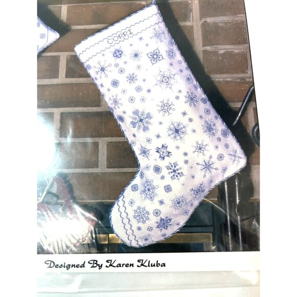 Let It Snow Cross Stitch Pattern By Rosewood Manor - Picture 2 of 3